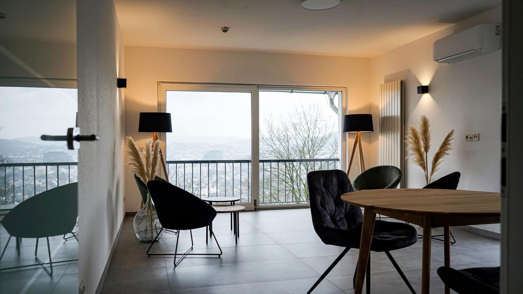 Si-View Doppelzimmer Siegen Zimmer 15 - Hotel Bagian luar foto
